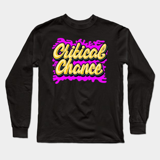 Critical Change Long Sleeve T-Shirt by asem manis art